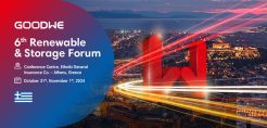Η GoodWe συμμετέχει ως Ασημένιος Χορηγός στο 6ο Renewable &amp; Storage Forum - Απαντήσεις σε καίρια ερωτήματα για την προοπτική της αγοράς, από το Net Metering στο Net Billing