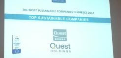 Η Quest Συμμετοχών αναγνωρίζεται ως Top Sustainable Company από το Sustainability Performance Directory