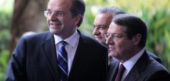 Κυπριακό και ενέργεια στη συνάντηση Σαμαρά - Αναστασιάδη