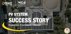 Η SKE, σε συνεργασία με την MGD Energy, προμήθευσε με εξοπλισμό το νέο φωτοβολταϊκό του Ιδρύματος Ευγενίδου