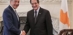 Για τα ενεργειακά και το Κυπριακό συζήτησαν Αναστασιάδης-Θεοδωράκης