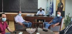 Συνάντηση Δημάρχου Κορινθίων με εκπροσώπους της εταιρίας φυσικού αερίου και επιχειρήσεων