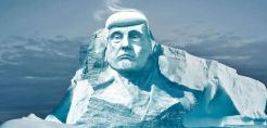 Περιβαλλοντολόγοι θα φτιάξουν προτομή στον Τραμπ σε παγόβουνο στην Αρκτική