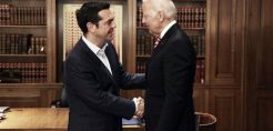 Για ενεργειακά και κυπριακό συζήτησαν Τσίπρας-Μπάιντεν στο Μαξίμου