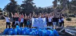H εθελοντική ομάδα της Enel Green Power καθάρισε την Πάρνηθα