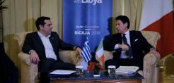 Για την ενίσχυση της διμερούς συνεργασίας στον ενεργειακό τομέα και τις επενδύσεις μίλησαν Τσίπρας-Κόντε