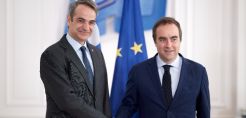 Μητσοτάκης: Πολύ σημαντική η στρατηγική σχέση μεταξύ Ελλάδας - Γαλλίας