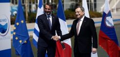 Οι προκλήσεις στη Μεσόγειο και η κλιματική κρίση στο επίκεντρο της συνάντησης Μητσοτάκη-Ντράγκι