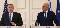 Συνάντηση Δένδια-Πομπέο στη Θεσσαλονίκη και συζήτηση στρογγυλής τραπέζης για την ενέργεια
