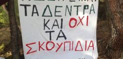 Κάτοικοι έκλεισαν παράνομη χωματερή στον Αλφειό