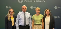 H πορεία υλοποίησης των έργων φυσικού αερίου στο επίκεντρο της συνάντησης της διοίκησης της Enaon με την Υφυπουργό Περιβάλλοντος και Ενέργειας, Αλ. Σδούκου