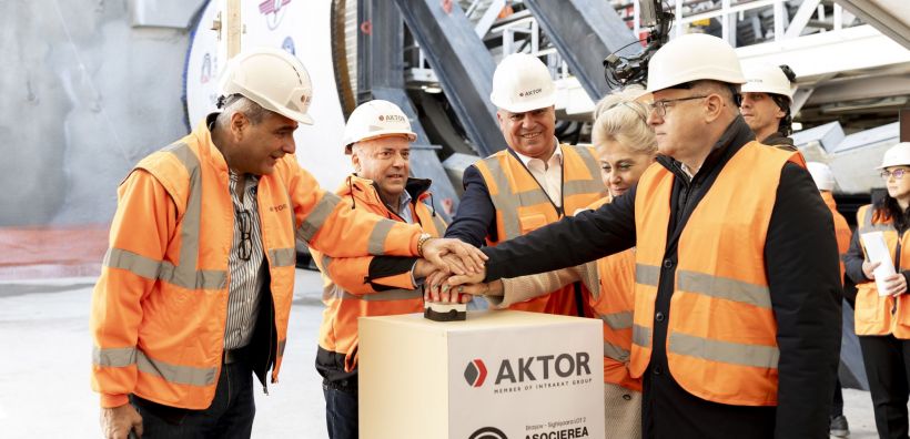 Η Άκτωρ κατασκευάζει τις μεγαλύτερες σιδηροδρομικές σήραγγες της Ρουμανίας με παράλληλη χρήση 4 TBM 