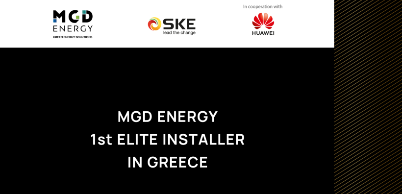 Η MGD Energy στην κορυφή, ως 1ος Huawei Elite Installer, πρωταγωνιστεί και στη νέα εποχή της Αποθήκευσης Ενέργειας