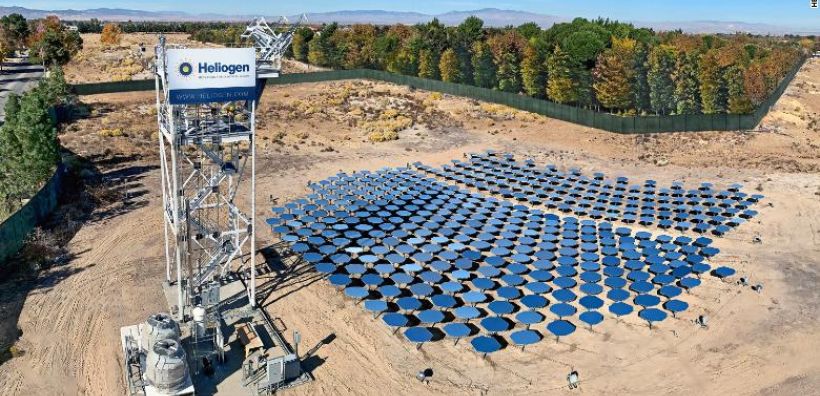 Η Heliogen χρησιμοποιεί την ηλιοθερμία και το ΑΙ για να παράγει θερμοκρασίες άνω των 1.000 βαθμών