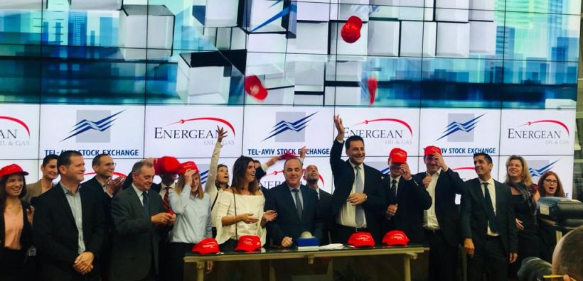 Πρεμιέρα για την Energean στο Χρηματιστήριο του Τελ Αβίβ - Ξεκινά η κατασκευή του FPSO