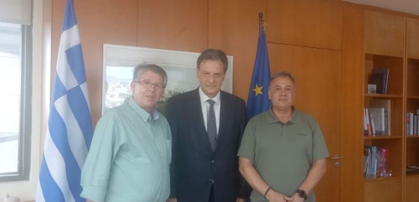 Με τον Υπουργό Περιβάλλοντος και Ενέργειας, κ. Θόδωρο Σκυλακάκη συναντήθηκε το προεδρείο της ΓΕΝΟΠ-ΔΕΗ