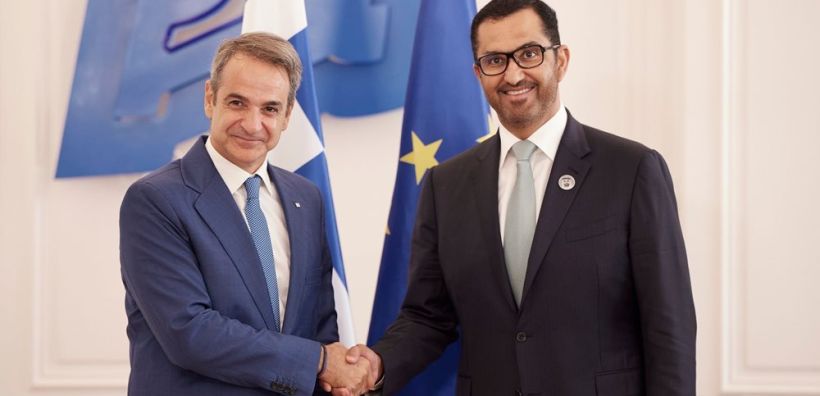 Συνάντηση Κ. Μητσοτάκη με υπουργό Βιομηχανίας των ΗΑΕ - Στο επίκεντρο η ενεργειακή συνεργασία