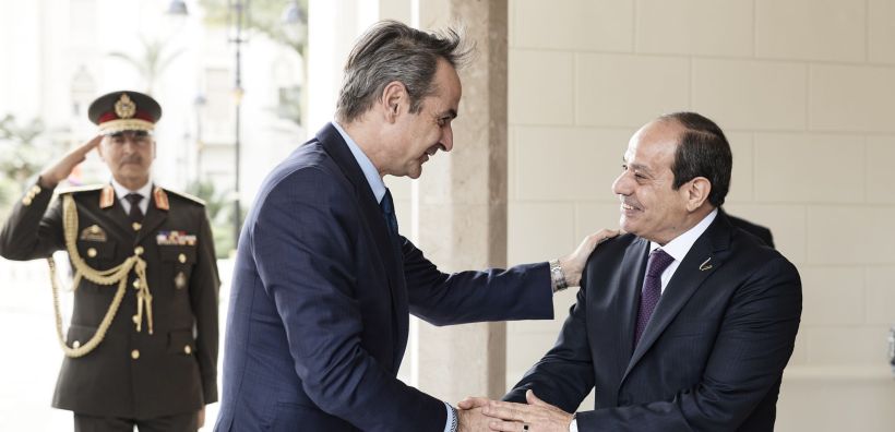 Ξεχωριστή αναφορά στο GREGY από τον Κ. Μητσοτάκη κατά τη συνάντησή του με τον Αιγύπτιο Πρόεδρο
