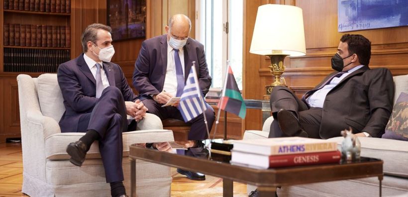 Μητσοτάκης - Μένφι: Άμεση επανεκκίνηση των συνομιλιών Ελλάδας και Λιβύης για την Οριοθέτηση των Θαλασσίων Ζωνών