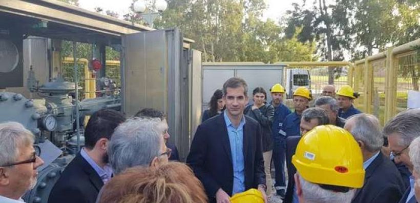 Χαλκίδα: Ξεκίνησε η πιλοτική παροχή με φυσικό αέριο σε 200 συνδέσεις