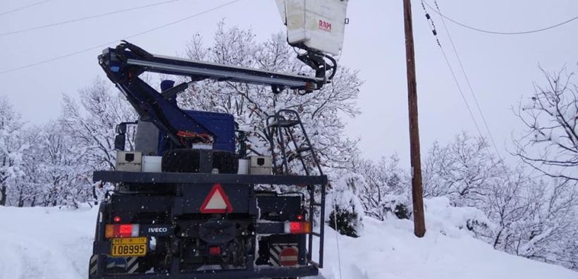 Χωρίς ηλεκτρικό τα Ζαγοροχώρια λόγω της κακοκαιρίας
