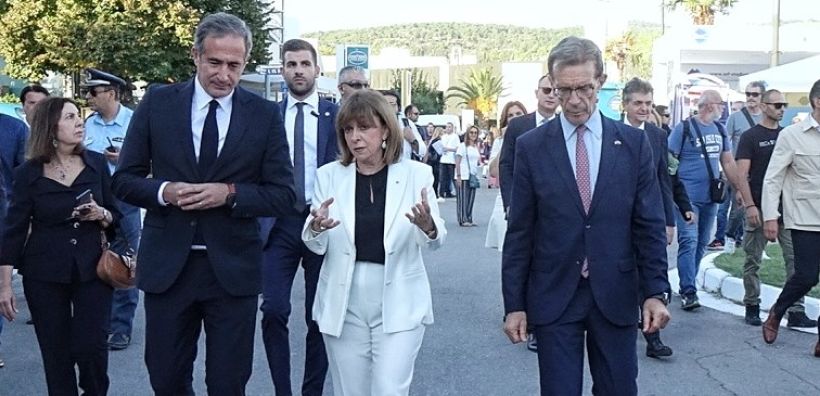 Τον Βούλγαρο ομόλογό της συνάντησε η ΠτΔ στην 87η ΔΕΘ