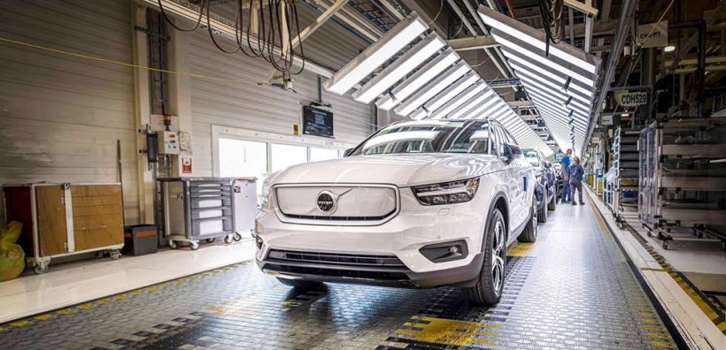 H Volvo τριπλασιάζει την παραγωγή ηλεκτρικών οχημάτων στη Γάνδη