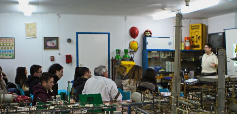 Στις εγκαταστάσεις της Energean, στην Καβάλα, φοιτητές του ΑΠΘ