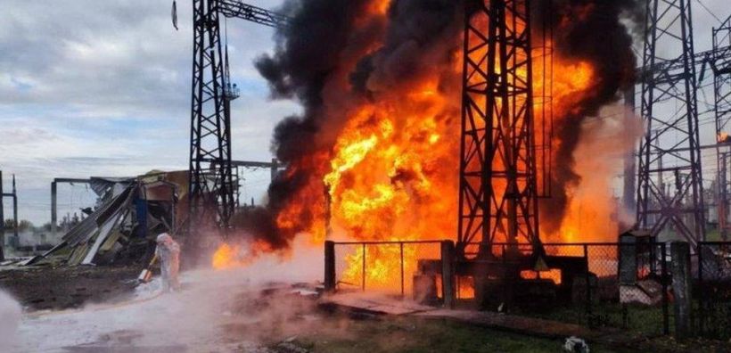Ρωσική επίθεση προκαλεί ζημιές σε ενεργειακές και λιμενικές υποδομές στη νότια Ουκρανία