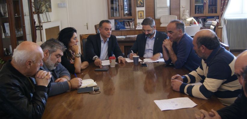 Συνάντηση για τη μετεγκατάσταση της Ακρίνης πραγματοποιήθηκε στο Δημαρχείο Κοζάνης