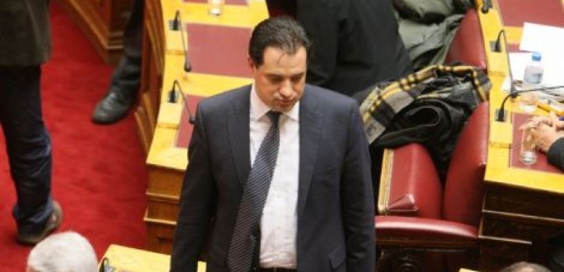Στο πλευρό των μεταλλωρύχων ο Άδωνις Γεωργιάδης