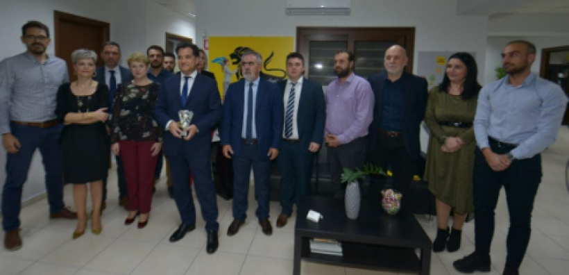 Άδωνις Γεωργιάδης από τα γραφεία της ΕΔΑ ΘΕΣΣ στη Λάρισα: Πρότυπο επιτυχίας στον ενεργειακό τομέα η εταιρεία