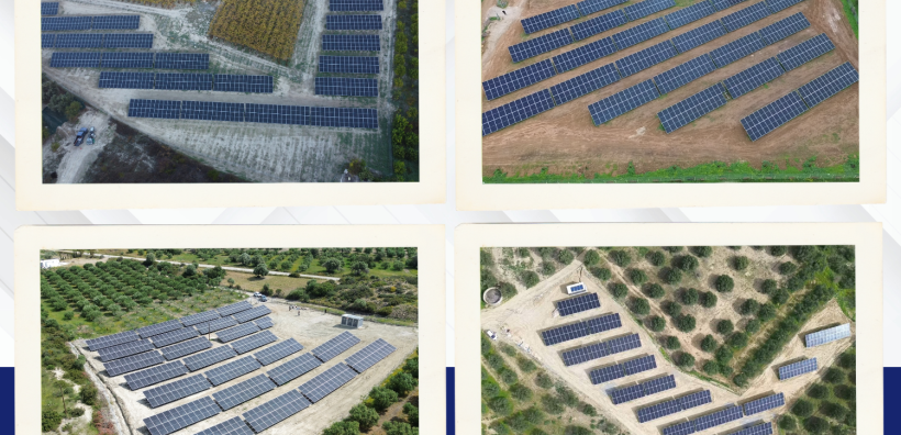 Ηλέκτριση του πρώτου Φ/Β Πάρκου (400kW) στη Κρήτη από την ΑΕΝΑΟΣ Ενεργειακά Συστήματα.