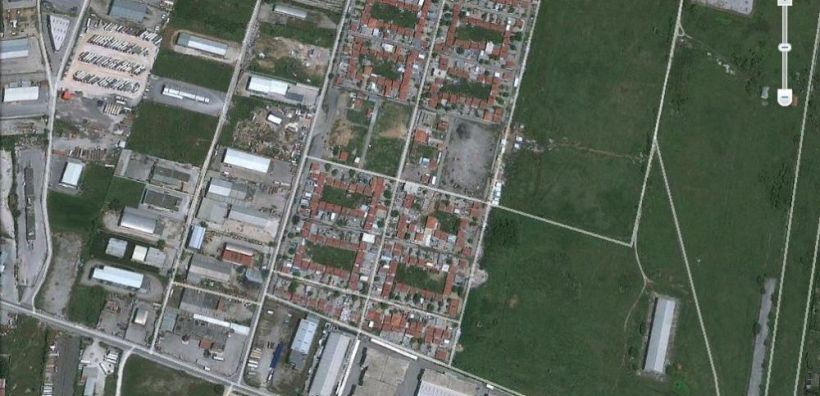 Κέντρο διανομής σωλήνων του TAP το πρώην στρατόπεδο Γκόνου της Θεσσαλονίκης 
