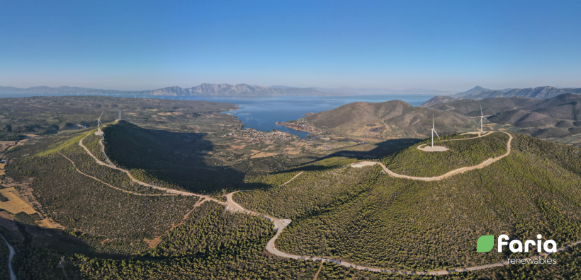Η FARIA Renewables ενισχύει το χαρτοφυλάκιό της με δύο νέα αιολικά έργα συνολικής ισχύος 30,8 MW