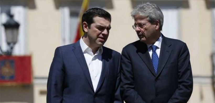 Με αναφορές στους αγωγούς, τη Snam και την Enel οι δηλώσεις Τσίπρα-Τζεντιλόνι