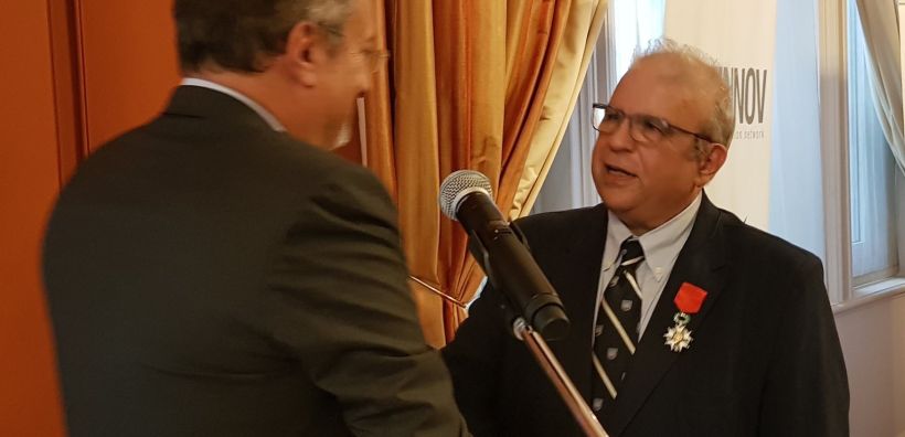 Ο Δρ. Αθ. Γ. Κωνσταντόπουλος Ιππότης του Εθνικού Τάγματος της Λεγεώνας της Τιμής της Γαλλικής Δημοκρατίας