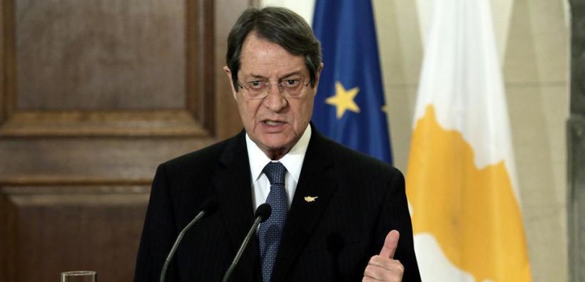Αναστασιάδης: «Ναι» στην ενεργειακή συνεργασία με την Τουρκία αν σταματήσει τις έκνομες ενέργειες