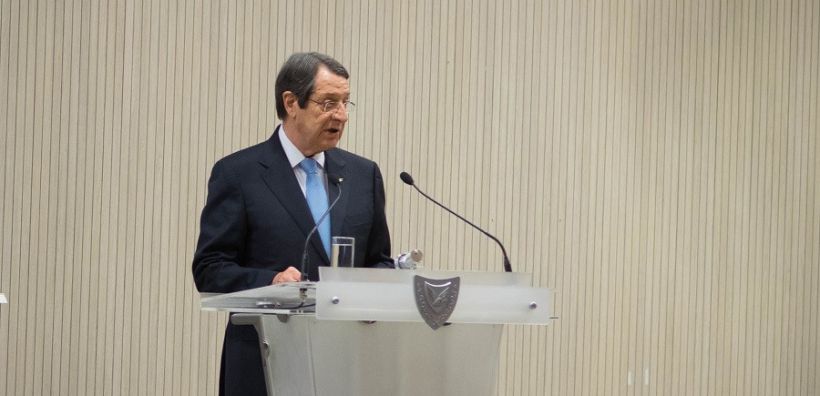 Αναστασιάδης: Ασέβεια προς διεθνές δίκαιο οι τουρκικές αμφισβητήσεις
