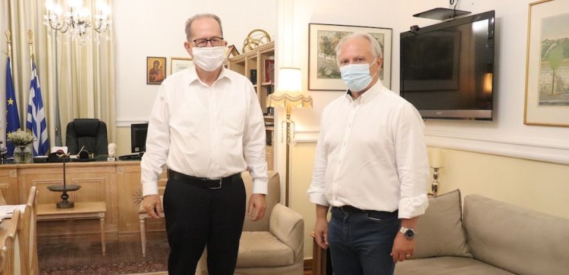 Φυσικό αέριο και έργα της Αργολίδας στη συνάντηση του περιφερειάρχη Π. Νίκα με τον βουλευτή Γ. Ανδριανό