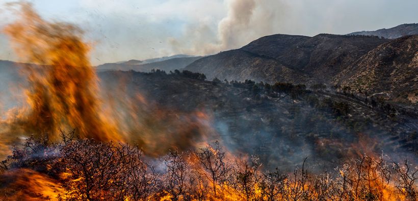 Κορύφωση του καύσωνα στην Ισπανία - Δεκάδες χιλιάδες καμένα στρέμματα δασικής γης στην Πορτογαλία