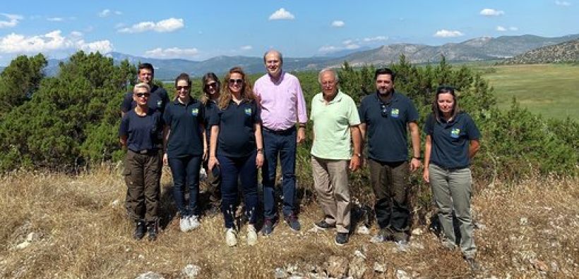 Επίσκεψη του Κωστή Χατζηδάκη στον Σχινιά 