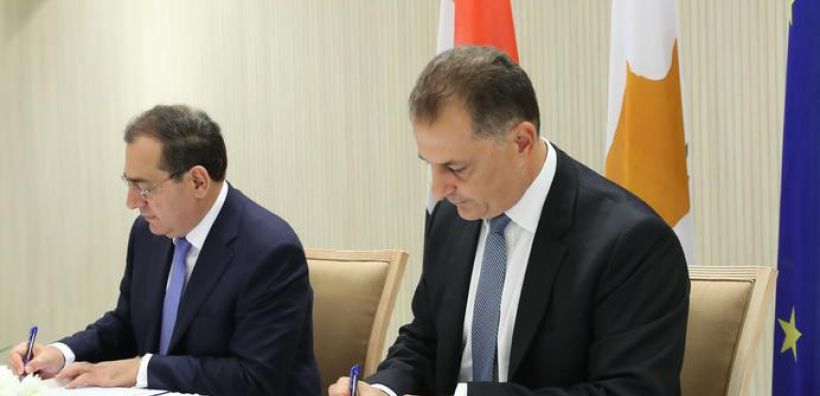 Υπεγράφη στη Λευκωσία η συμφωνία για τον υποθαλάσσιο αγωγό φυσικού αερίου με την Αίγυπτο
