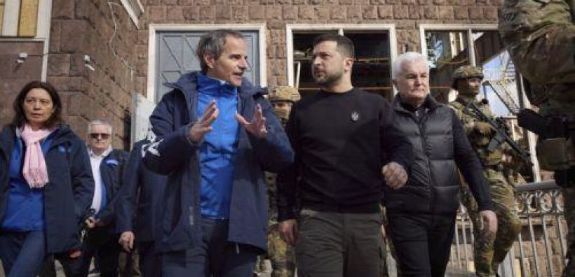 Στον πυρηνικό σταθμό της Ζαπορίζια ο επικεφαλής του Διεθνούς Οργανισμού Ατομικής Ενέργειας