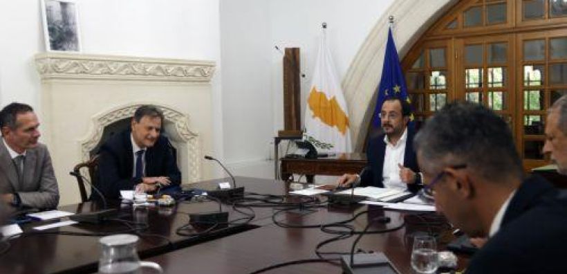 Χριστοδουλίδης: Εποικοδομητική η συζήτηση για τον Great Sea Interconnetor - Συνεχίζεται η σύσκεψη και το απόγευμα