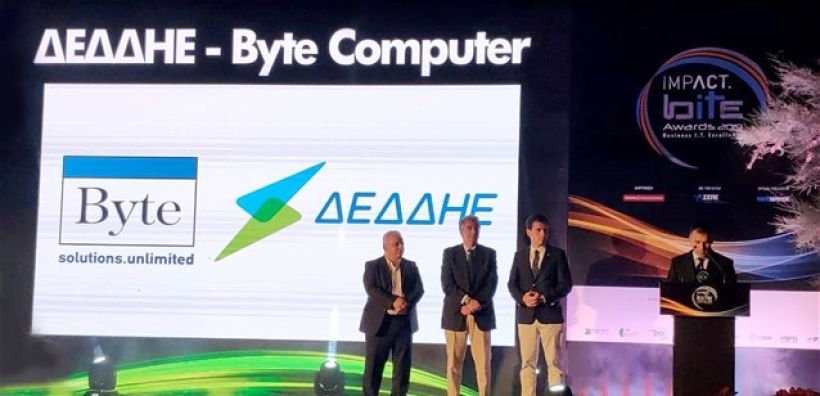 «Χρυσό» στη Byte για το έργο της ΔΕΔΔΗΕ στα Impact Business IT Excellence Awards
