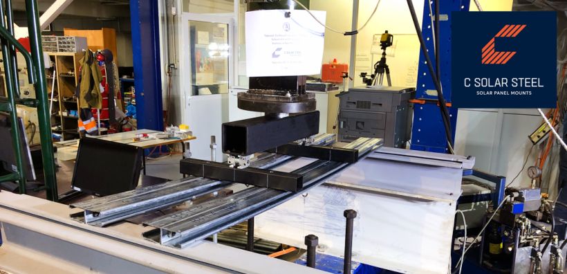 Συνεχής επένδυση της C Solar Steel σε έρευνα και ανάπτυξη - Συνεργασία με το Εργαστήριο Μεταλλικών του ΕΜΠ για τη στιβαρότητα των βάσεων