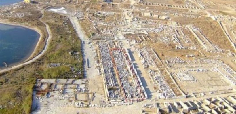 Εξοντωτικός αγώνας για τη διάσωση των μνημείων της Δήλου από τις συνέπειες της κλιματικής αλλαγής