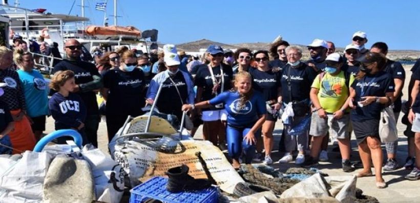 Περιβαλλοντική δράση στο εμβληματικό νησί της Δήλου, από τις Uni-pharma & InterMed