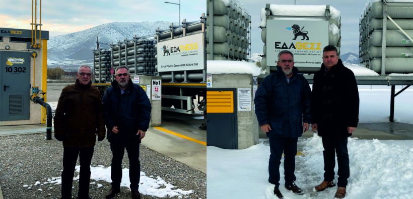 ΕΔΑ ΘΕΣΣ: Διπλάσιες διανεμηθείσες ποσότητες ημερησίως με 4,9 εκ. κυβικά φυσικού αερίου